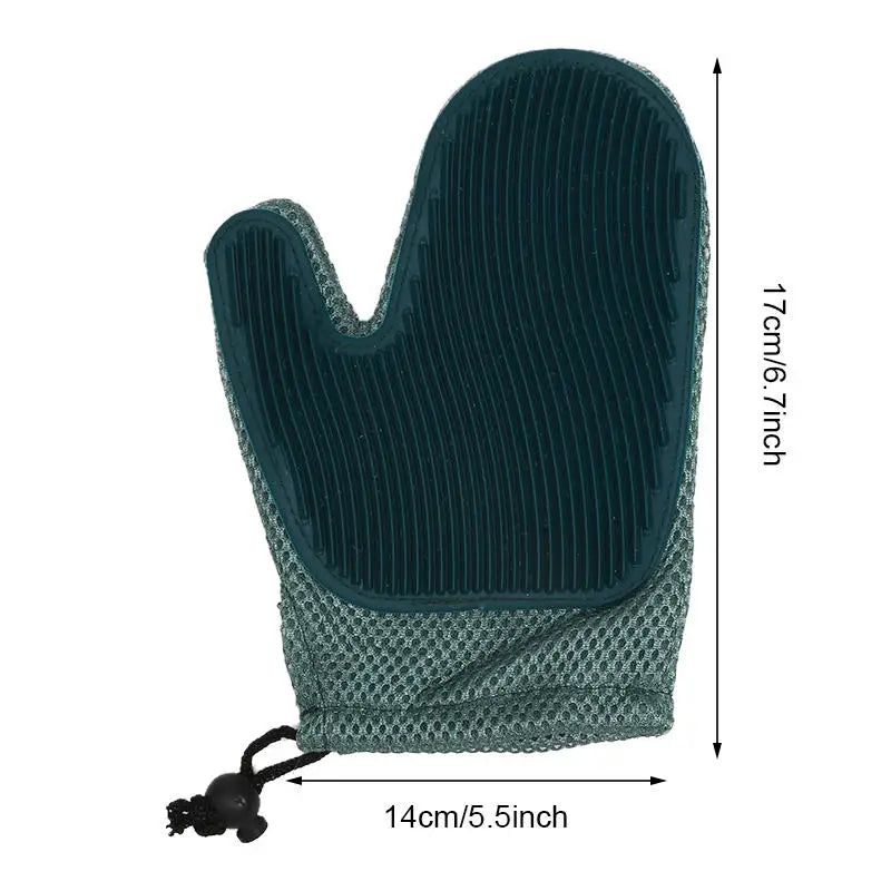 Pet Grooming Glove Efficient Cat Dog Hair Remover.