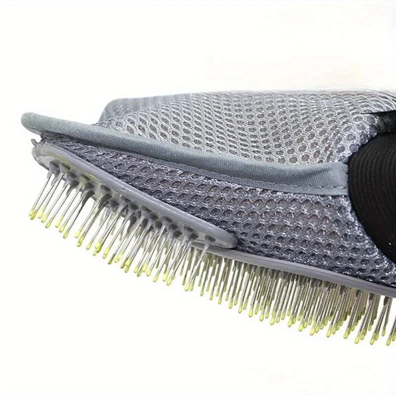 Gentle Deshedding Pet Grooming Glove.