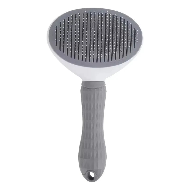 Dog Grooming Brush with Easy Clean Button.